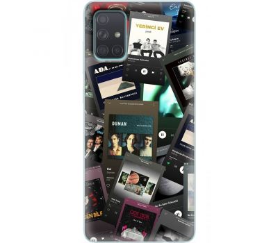 Чохол для Samsung Galaxy A71 (A715) MixCase музика альбоми