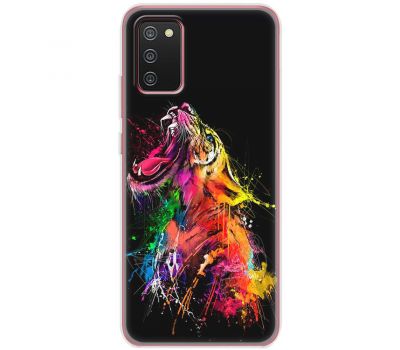 Чохол для Samsung Galaxy A02s (A025) MixCase звірі яскравий тигр