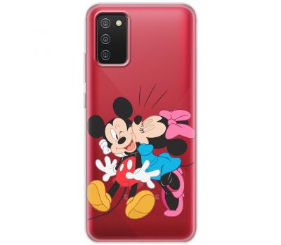 Чохол для Samsung A02s (A025) MixCase день закоханих закохані мишенята