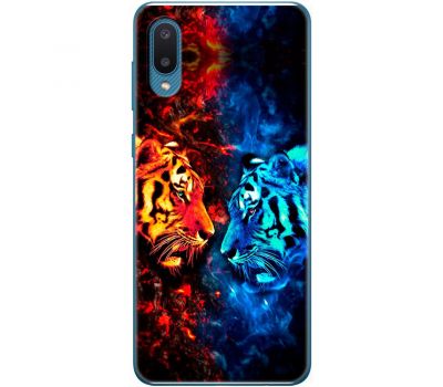 Чохол для Samsung Galaxy A02 (A022) MixCase звірі два тигри