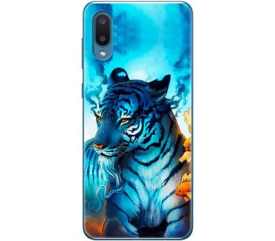 Чохол для Samsung Galaxy A02 (A022) MixCase звірі білий тигр