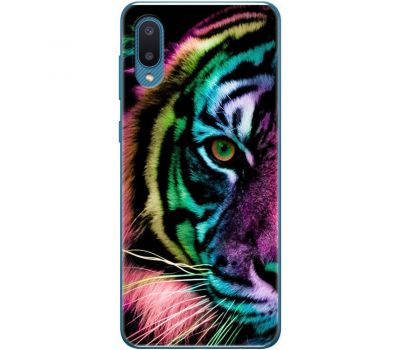 Чохол для Samsung Galaxy A02 (A022) MixCase звірі кольоровий тигр