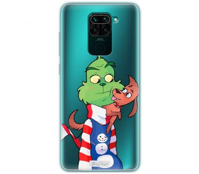 Чохол для Xiaomi Redmi Note 9 MixCase новий рік мульт герої