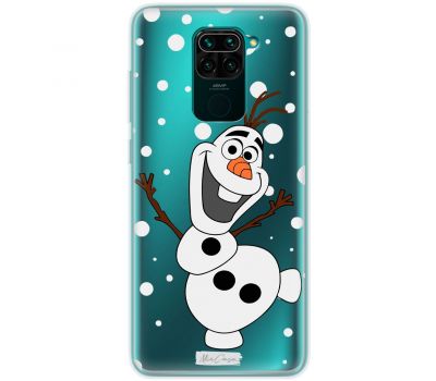 Чохол для Xiaomi Redmi Note 9 MixCase новий рік сніговик