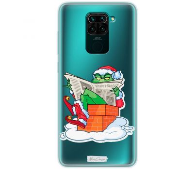 Чохол для Xiaomi Redmi Note 9 MixCase новий рік новорічний ельф