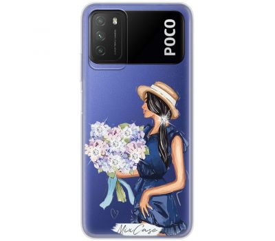 Чохол для Xiaomi Poco M3 Mixcase стрази дизайн 8