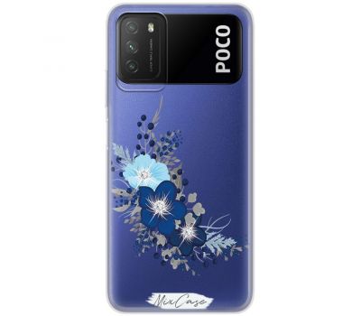 Чохол для Xiaomi Poco M3 Mixcase стрази дизайн 19