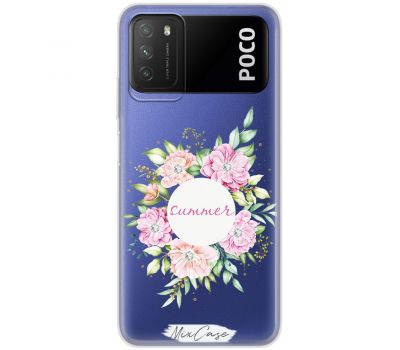 Чохол для Xiaomi Poco M3 Mixcase стрази дизайн 20