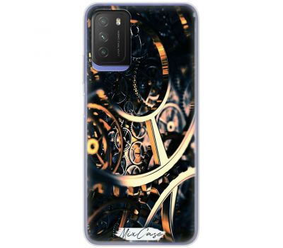 Чохол для Xiaomi Poco M3 Mixcase годинник дизайн 4