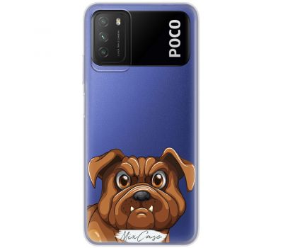 Чохол для Xiaomi Poco M3 Mixcase собачки дизайн 1