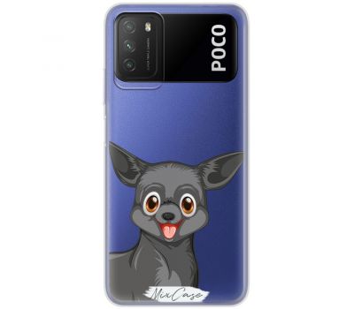 Чохол для Xiaomi Poco M3 Mixcase собачки дизайн 2