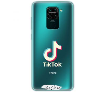 Чохол для Xiaomi Redmi Note 9 Mixcase тик струм дизайн 4