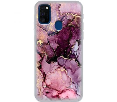 Чохол для Samsung Galaxy M21/M30s MixCase мармур рожевий