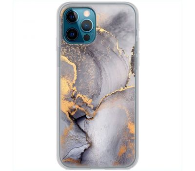 Чохол для iPhone 12 Pro Max MixCase мармур сірий