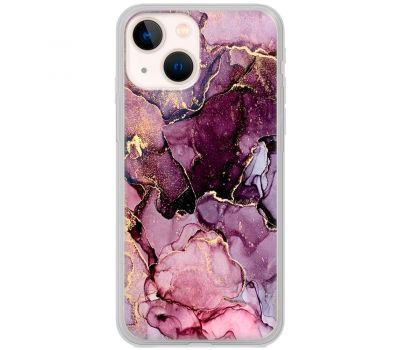 Чохол для iPhone 13 MixCase мармур рожевий