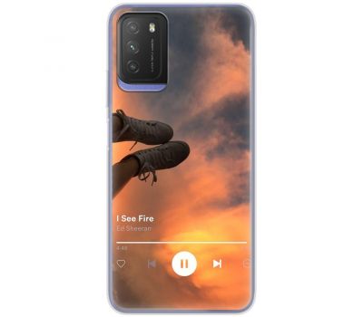 Чохол для Xiaomi Poco M3 MixCase музика i See Fire