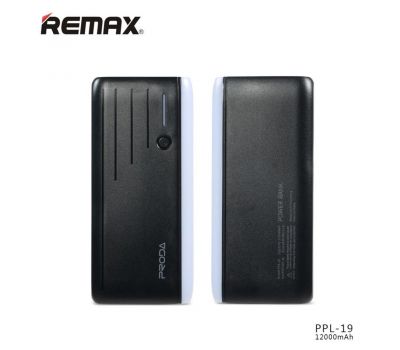 Зовнішній акумулятор Power Bank Remax Proda Time PPL-19 12000mAh black