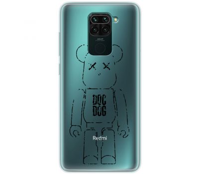 Чохол для Xiaomi Redmi Note 9 MixCase робот контур