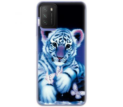 Чохол для Xiaomi Poco M3 MixCase звірі тигреня