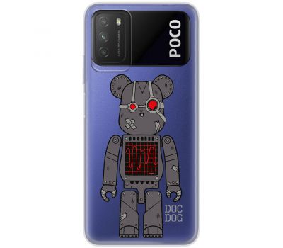 Чохол для Xiaomi Poco M3 MixCase робот ретро