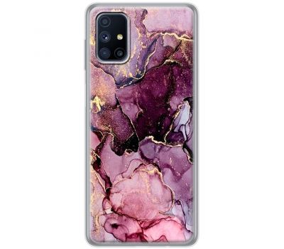Чохол для Samsung Galaxy M51 (M515) MixCase мармур рожевий