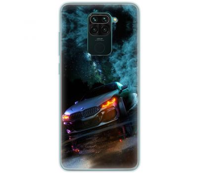 Чохол для Xiaomi Redmi Note 9 MixCase авто бмв світло фар