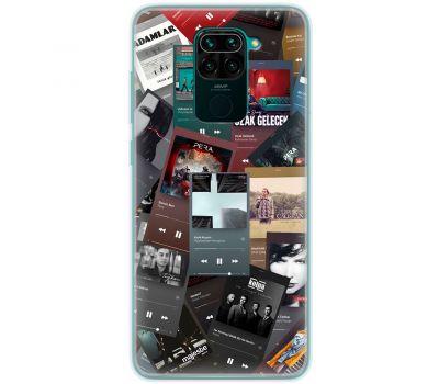 Чохол для Xiaomi Redmi Note 9 MixCase музика плейлист