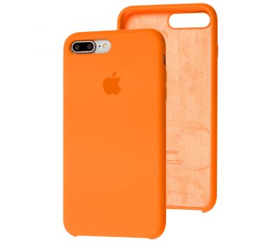 Чохол Silicone для iPhone 7 Plus / 8 Plus case помаранчевий / papaya