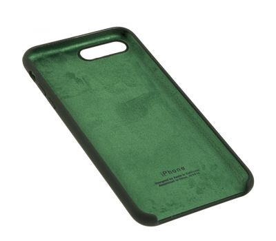 Чохол Silicone для iPhone 7 Plus / 8 Plus case зелений / black green 2816063