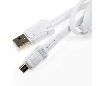 Кабель USB Moxom MX-CB27 microUSB 2.4A 1m білий 2817504