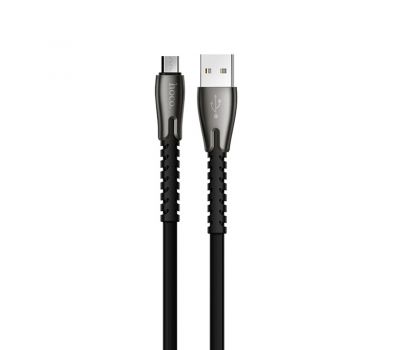 Кабель USB Hoco U58 Core microUSB 1.2m чорний 2817515