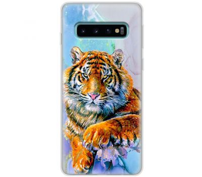 Чохол для Samsung Galaxy S10 (G973) MixCase звірі тигр