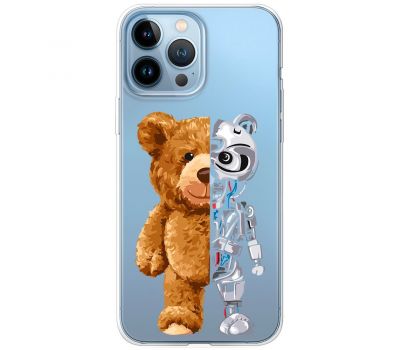 Чохол для iPhone 13 Pro MixCase робот ведмідь