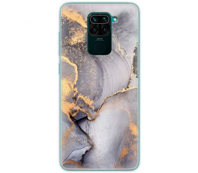 Чохол для Xiaomi Redmi Note 9 MixCase мармур сірий