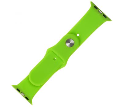 Ремінець для Apple Watch 42-44mm Band Silikone Two - Piece shiny green 2818079