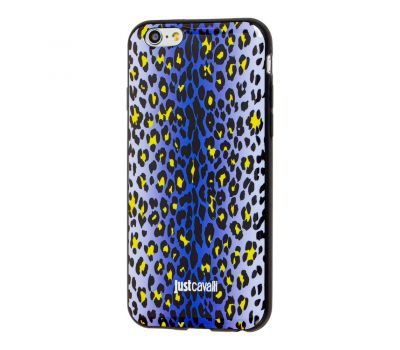 Чохол Just cavalli для iPhone 6 леопард дрібний фіолет