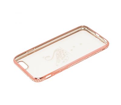 Чохол Kingxbar Diamond для iPhone 6 лебідь зі стразами рожевий 2819153