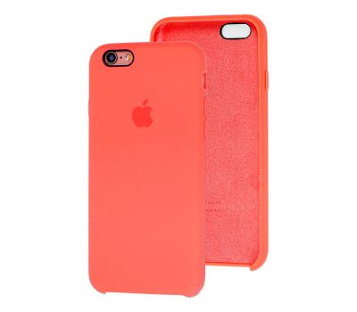 Чохол Silicone для iPhone 6 / 6s case яскраво-рожевий