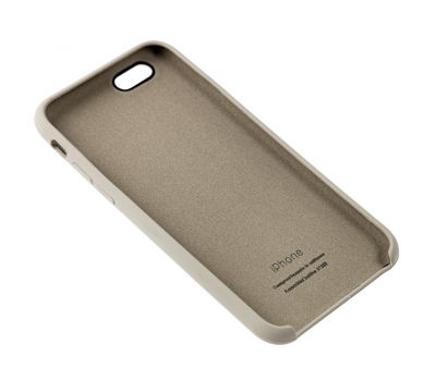 Чохол Silicone для iPhone 6 / 6s case pebble 2819428