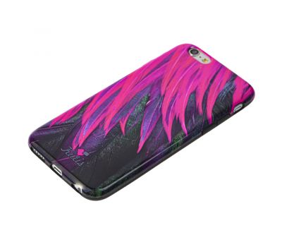 Чохол Glossy Feathers для iPhone 6 червоний 2819627
