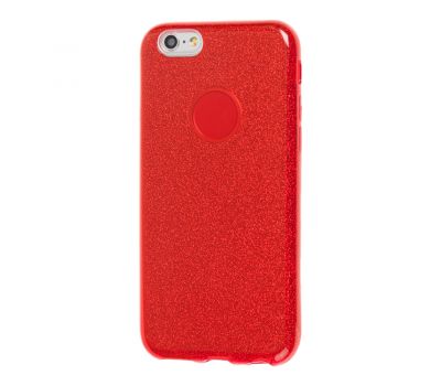 Чохол Shining Glitter для iPhone 6 з блискітками червоний