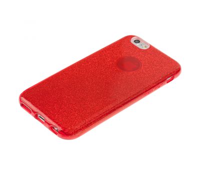 Чохол Shining Glitter для iPhone 6 з блискітками червоний 2819297