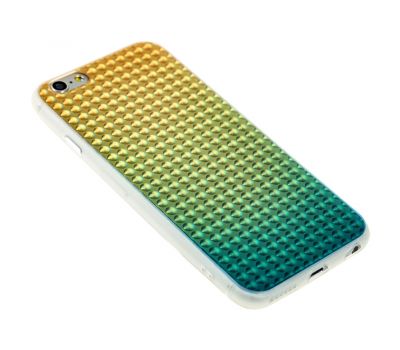 Чохол 3D Gradient для iPhone 6 блакитно золотистий 2819786