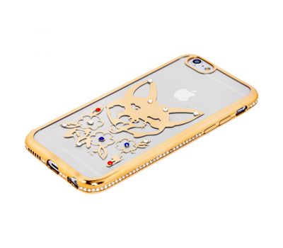 Чохол Kingxbar Diamond для iPhone 6 лисиця зі стразами золотистий 2819149