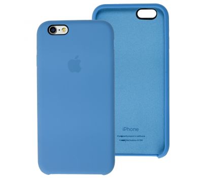 Чохол Silicone для iPhone 6/6s case блакитний