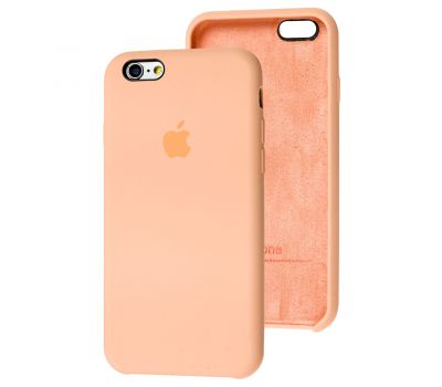 Чохол Silicone для iPhone 6 / 6s case grapefruit / помаранчевий