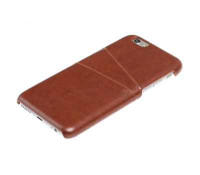 Чохол Card Holder для iPhone 6 коричневий з кишенею під карту 2819037