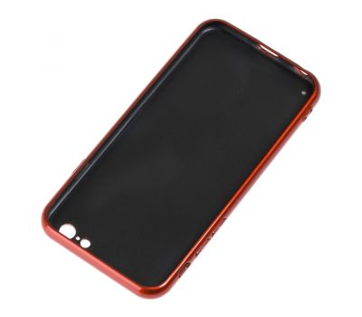 Чохол для iPhone 6/6s glass 3D червоний 2820457