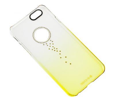 Чохол G-Case Fashion для iPhone 6 із стразами жовто прозорий 2820057