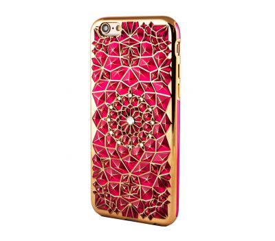 Накладка для iPhone 6 Gellin рожевий / золотий